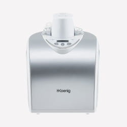 H.Koenig HF180 sorbetière Sorbetière traditionnelle 1,5 L 135 W Argent, Blanc