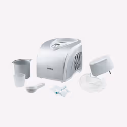 H.Koenig HF180 sorbetière Sorbetière traditionnelle 1,5 L 135 W Argent, Blanc - Vue supplémentaire 4