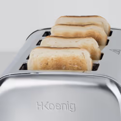 H.Koenig TOS14 grille-pain 4 4 part(s) 1700 W Métallique