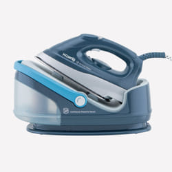 H.Koenig V5i 2400 W 1,7 L Semelle en acier inoxydable Bleu, Blanc