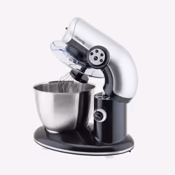 H.Koenig KM80 Robot mixer 1000 W Noir, Acier inoxydable