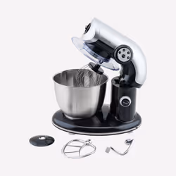 H.Koenig KM80 Robot mixer 1000 W Noir, Acier inoxydable