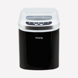 H.Koenig KB12 machine à glaçons Machine à glaçon portable 12 kg/24h Noir, Blanc