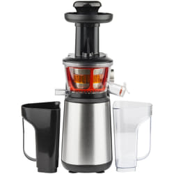 H.Koenig GSX12 presse-agrumes Centrifugeuse lente 400 W Noir, Acier inoxydable