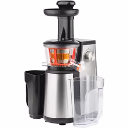 H.Koenig GSX12 presse-agrumes Centrifugeuse lente 400 W Noir, Acier inoxydable