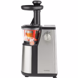 H.Koenig GSX12 presse-agrumes Centrifugeuse lente 400 W Noir, Acier inoxydable