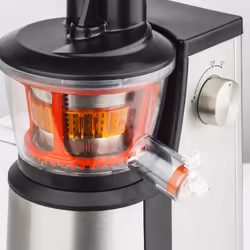 H.Koenig GSX12 presse-agrumes Centrifugeuse lente 400 W Noir, Acier inoxydable - Vue supplémentaire 5