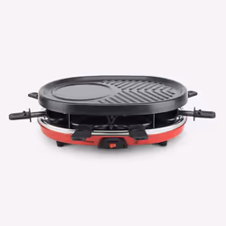H.Koenig RP412 raclette 8 personne(s) 900 W Noir, Gris, Rouge - Vue supplémentaire 4