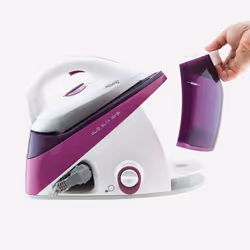 H.Koenig V26 Centrale vapeur 2400 W 1,1 L Semelle en céramique Rose, Violet, Blanc