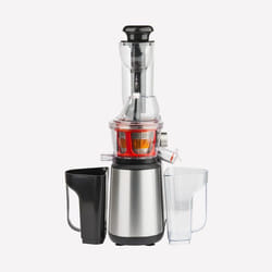 H.Koenig GSX18 presse-agrumes Centrifugeuse lente 400 W Noir, Acier inoxydable