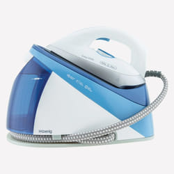 H.Koenig V24 2400 W 1,1 L Semelle en céramique Blanc, Bleu