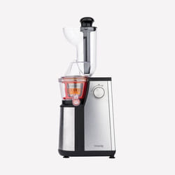 H.Koenig GSX22 presse-agrumes Centrifugeuse lente Noir, Acier inoxydable
