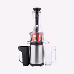 H.Koenig GSX22 presse-agrumes Centrifugeuse lente Noir, Acier inoxydable