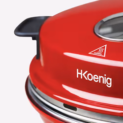 H.Koenig NAPL350 Machine et four à pizzas 1 pizza(s) 1200 W Noir, Rouge - Vue supplémentaire 4
