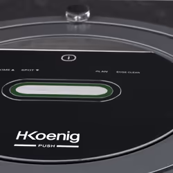 H.Koenig SWRC90 robot aspirateur Sans sac Noir