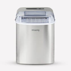 H.Koenig KB14 Machine à glaçon portable 12 kg/24h 120 W Argent