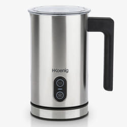 H.Koenig MLK8 mousseur à lait Mousseur à lait à main Noir, Acier inoxydable