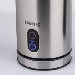 H.Koenig MLK8 mousseur à lait Mousseur à lait à main Noir, Acier inoxydable