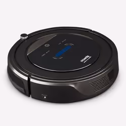 H.Koenig SWRC110, Sans sac, Noir, Rond, LED, 60 dB, Auto, Spirale, Spot, Suivi des murs