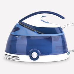H.Koenig V34 Centrale vapeur 2400 W 2 L Semelle en céramique Bleu, Blanc