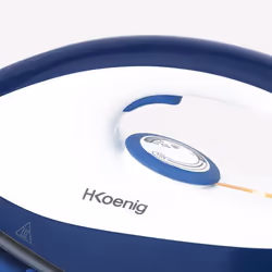 H.Koenig V34 Centrale vapeur 2400 W 2 L Semelle en céramique Bleu, Blanc