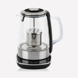 H.Koenig TI600 appareil à thé 1,5 L 2200 W Noir, Acier inoxydable, Transparent
