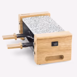H.Koenig WOD2 raclette 2 personne(s) 350 W Noir, Gris, Blanc, Bois