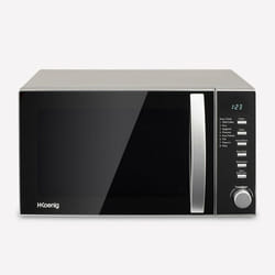 H.Koenig VIO2 micro-onde Comptoir Micro-onde simple 20 L 700 W Noir, Argent