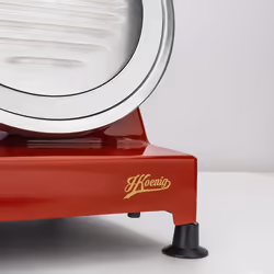 H.Koenig MSX254 trancheuse Electrique 240 W Noir, Rouge, Acier inoxydable Aluminium