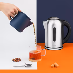 H.Koenig BOE50 bouilloire 1,7 L 2200 W Noir, Acier inoxydable - Vue supplémentaire 5
