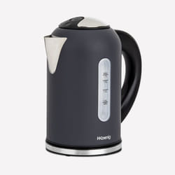 H.Koenig BOE52 bouilloire 1,7 L 2200 W Beige, Noir, Acier inoxydable