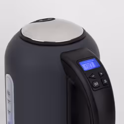 H.Koenig BOE52 bouilloire 1,7 L 2200 W Beige, Noir, Acier inoxydable