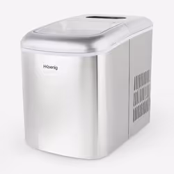 H.Koenig KB20 machine à glaçons Machine à glaçon portable 12 kg/24h 120 W Acier inoxydable