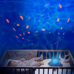Pabobo PDAP01-BLUESTAR lumière de nuit pour bébé Autonome Bleu
