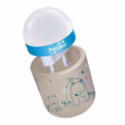 Pabobo Nomade lumière de nuit pour bébé Douille d'alimentation Gris LED