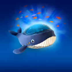 Pabobo Coucher facile Aqua Dream lumière de nuit pour bébé Autonome Bleu, Blanc LED