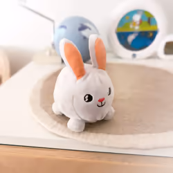 Pabobo Coucher facile SHAKIES-RABBIT lumière de nuit pour bébé Autonome Rose, Blanc LED - Vue supplémentaire 4