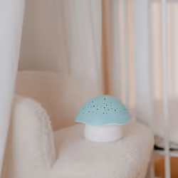 Pabobo Coucher facile Projecteur d’étoiles Champignon Bleu