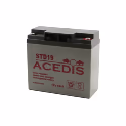 Batterie Plomb ACEDIS STD19 - 12V 18.5AH La marque ACEDIS vous propose cette batterie fiable et résistante pour faire fonctio ...