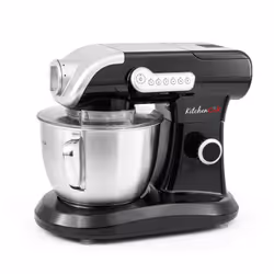 Kitchen Cook EVOLUTION_BLK, Robot mixer, Noir, Batteur, Pétrisseur, Mélange, 1 m, 5 L, Boutons