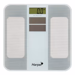 Harper SOLAR_SCALE_WHT balance Carré Gris Pèse-personne électronique