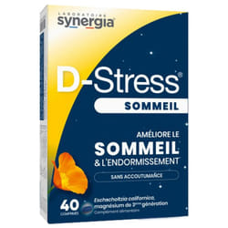 Synergia D-Stress Sommeil 40 Comprimés