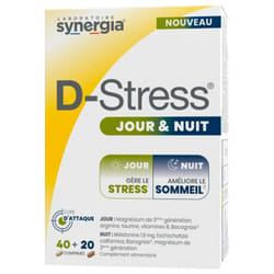 Synergia D-Stress Jour & Nuit 60 Comprimés