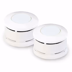 Lot de 2 détecteurs de fumée 5 ans ○ 2 piles AAA Piles incluses ○ Autonomie des piles 5 ans ○ Couleur Blanc ○ Dimensions Ø79  ...