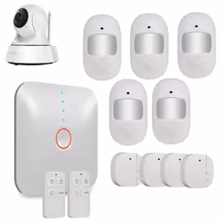 Alarme GSM et WIFI connectée pour maison Vous vivez en maison et vous avez besoin d'un système de sécurité adapté à vos besoi ...