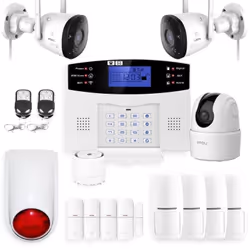 Description générale Le KIT complet alarme sans fil pour maison Lifebox est conçu pour sécuriser votre domicile de manière ef ...