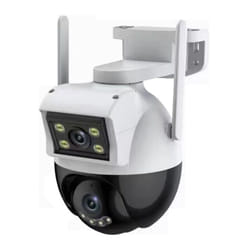 Caméra wifi à double objectif extérieure IP66 et detection de mouvement