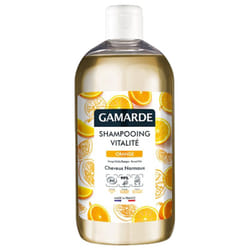 Gamarde Shampoing Vitalité Orange Cheveux Normaux Bio 500 ml