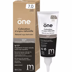 Patrice Mulato Color One Coloration Naturelle 7.0 Blond 100ml, Blonde, Blond, Unisexe, 100 ml, Tous types de cheveux, Maintie ...