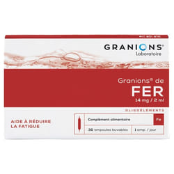 Granions de Fer 30 Ampoules